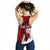 Poland Women Racerback Tank Polish White Eagle Powerful RLT7 - Wonder Print Shop