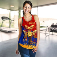 Armenia Khachkar, Armenian Cross Special Womens Racerback Tank RLT8 - Wonder Print Shop