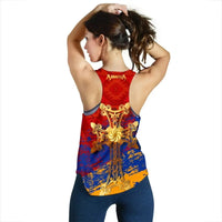 Armenia Khachkar, Armenian Cross Special Womens Racerback Tank RLT8 - Wonder Print Shop