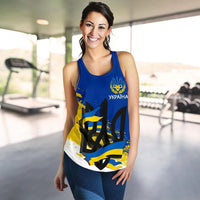 Ukraine Special Women's Racerback Tank RLT7 - Wonder Print Shop
