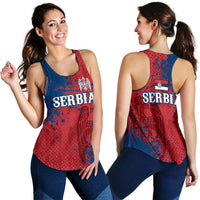Serbia Women's Racerback Tank The Great Serbia, RLT7 - Wonder Print Shop