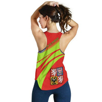 Czech Republic Coat Ofrms Women Tanktop Cricket RLT13 - Wonder Print Shop