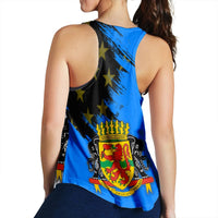 Congo Coat Of Arms Women's Racerback Tank , Flag Style RLT13 - Wonder Print Shop