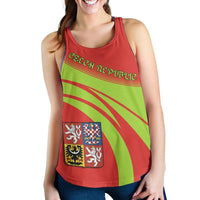 Czech Republic Coat Ofrms Women Tanktop Cricket RLT13 - Wonder Print Shop