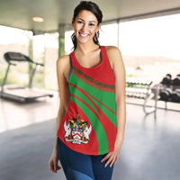 Saint Kitts and Nevis Coat Of Arms Women Tanktop Cricket RLT6 - Wonder Print Shop