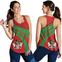 Saint Kitts and Nevis Coat Of Arms Women Tanktop Cricket RLT6 - Wonder Print Shop