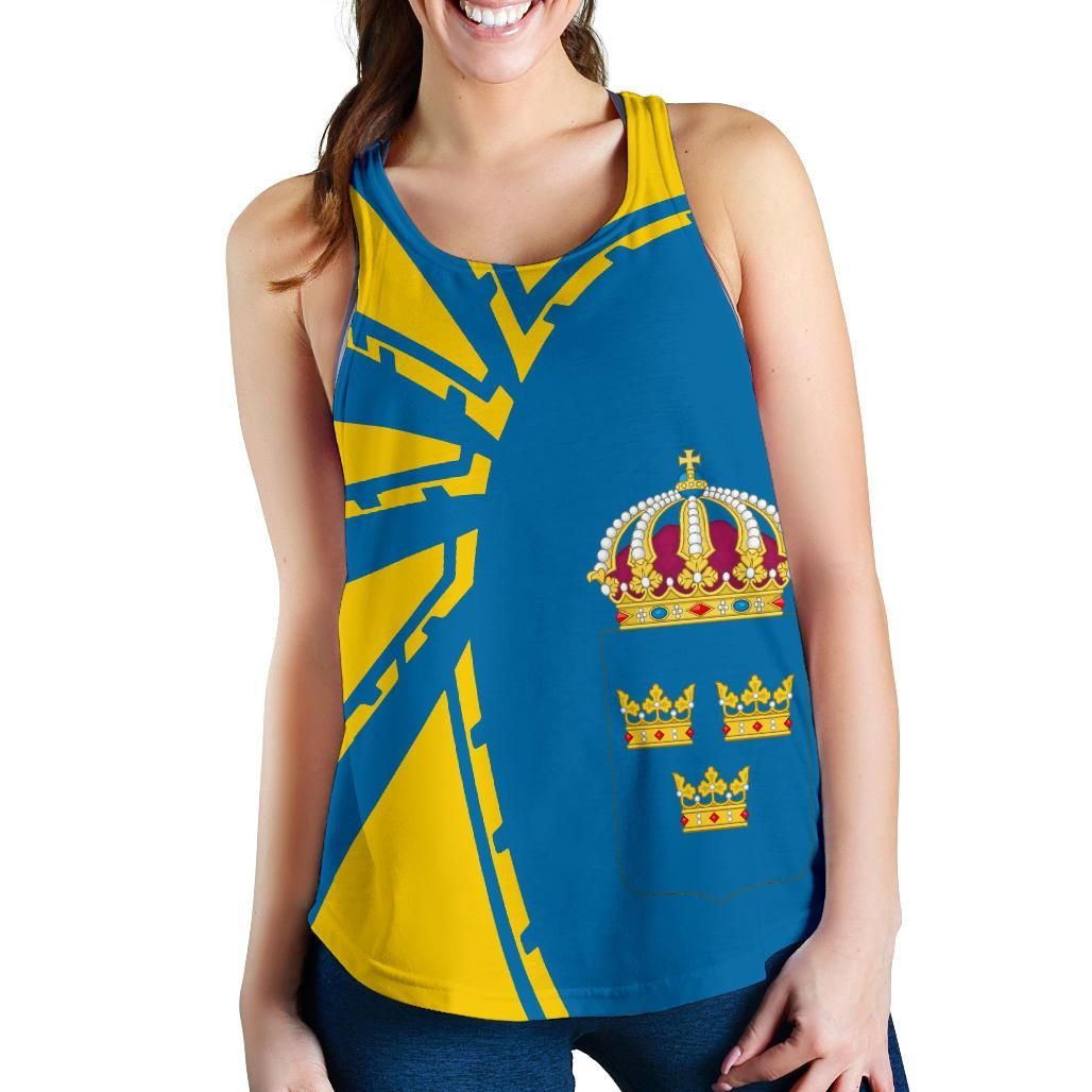 Sweden Tank Top For Women Premium Style RLT7 - Wonder Print Shop