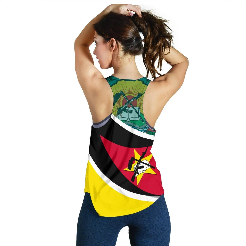 Mozambique Women Racerback Tank Road to Hometown RLT7 - Wonder Print Shop