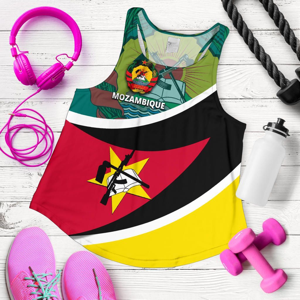 Mozambique Women Racerback Tank Road to Hometown RLT7 - Wonder Print Shop