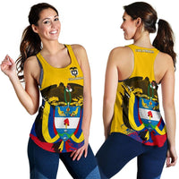 Colombia Special Women's Racerback Tank RLT7 - Wonder Print Shop