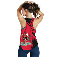 Trinidad Tobago Tank Top For Women Premium Style RLT6 - Wonder Print Shop