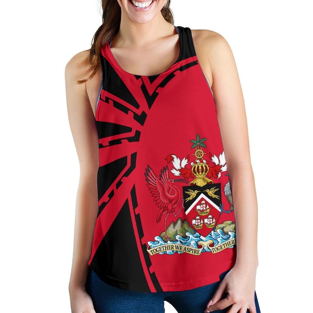 Trinidad Tobago Tank Top For Women Premium Style RLT6 - Wonder Print Shop