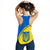 Ukraine Women's Racerback Tank Curve Version RLT7 - Wonder Print Shop