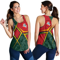 Lithuania Women's Racerback Tank, Lithuania Legend, RLT6 - Wonder Print Shop