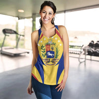 Venezuela Women's Racerback Tank Action Flag RLT7 - Wonder Print Shop