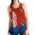 Czech Republic Women Racerback Tank , Smudge Style RLT13 - Wonder Print Shop