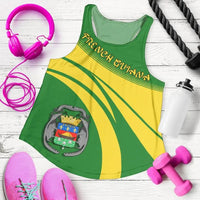 French Guiana Coat Of Arms Women Tanktop Cricket RLT8 - Wonder Print Shop