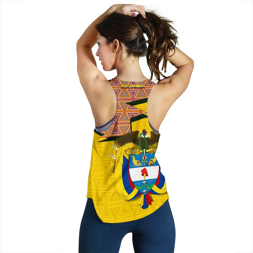 Colombia Women's Racerback Tank - Home RLT7 - Wonder Print Shop