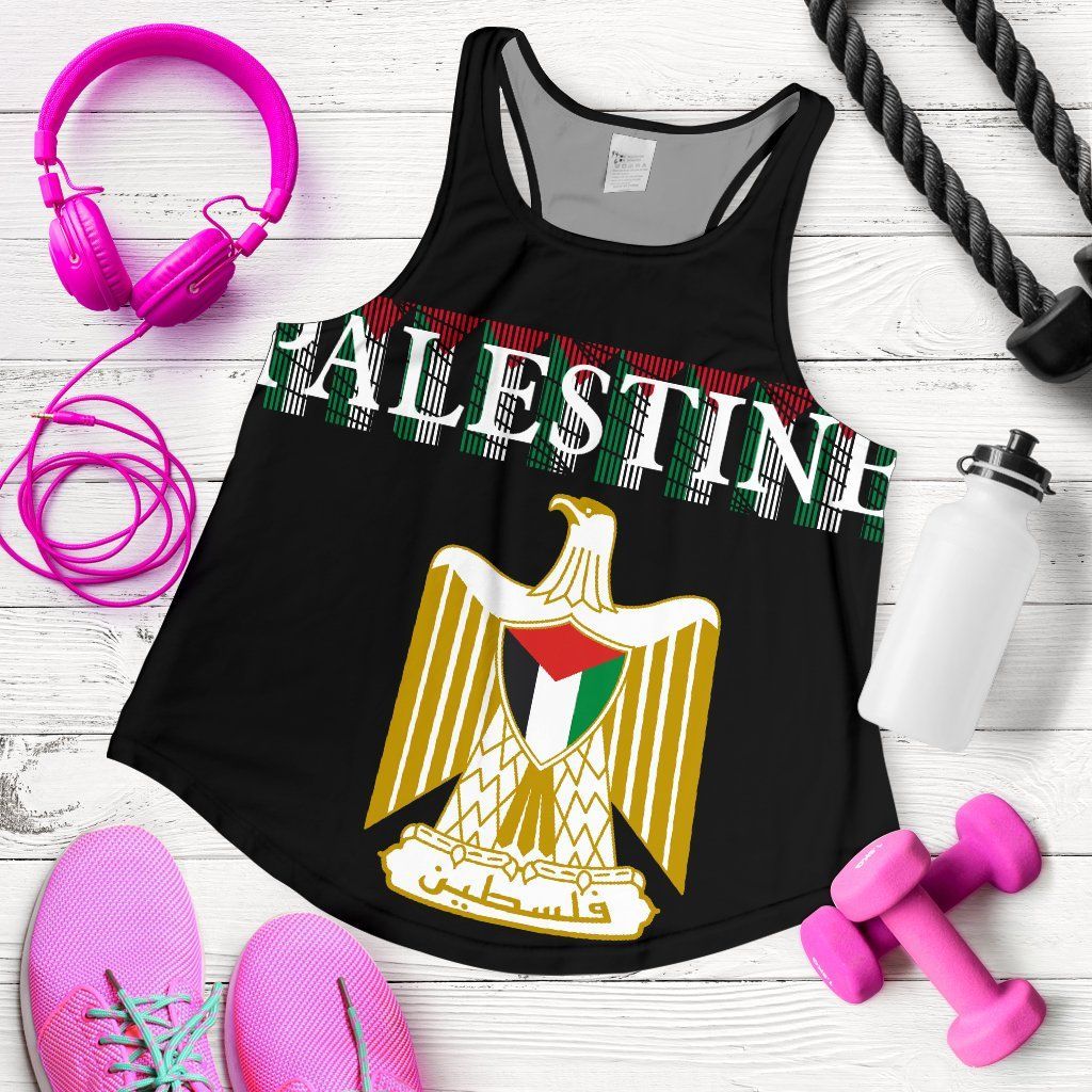 Palestine, United Women's Racerback Tank RLT13 - Wonder Print Shop