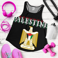 Palestine, United Women's Racerback Tank RLT13 - Wonder Print Shop
