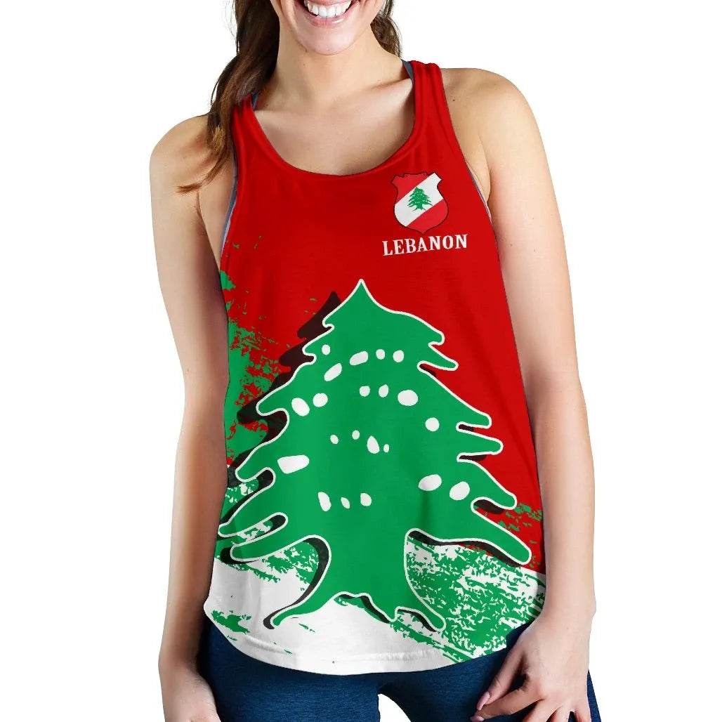 Lebanon Special Women's Racerback Tank RLT6 - Wonder Print Shop