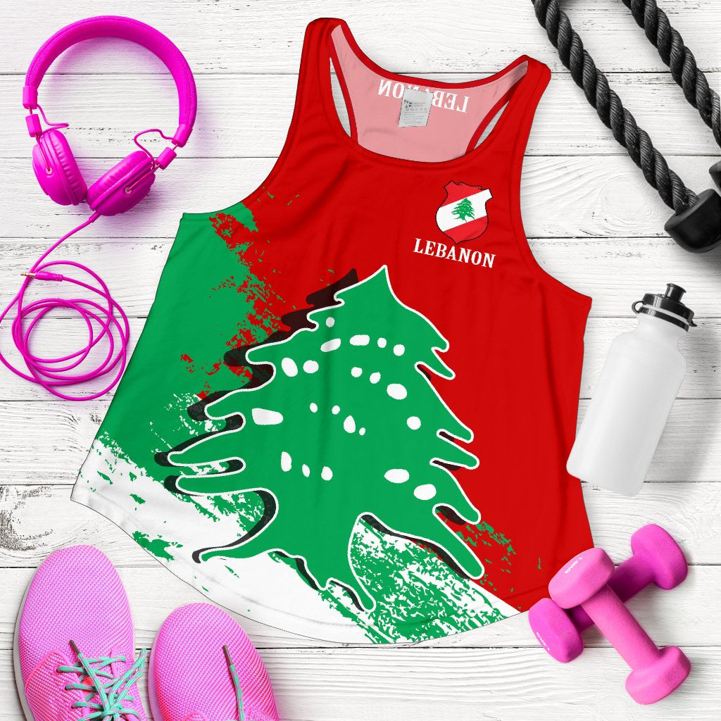 Lebanon Special Women's Racerback Tank RLT6 - Wonder Print Shop