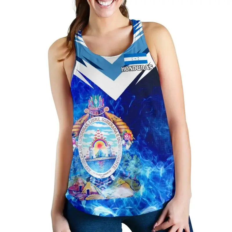 Honduras Womens Racerback Tank New Release RLT8 - Wonder Print Shop