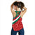 Mexico Women's Racerback Tank, Mexico Coat Of Arms With Aztec Patterns RLT13 - Wonder Print Shop