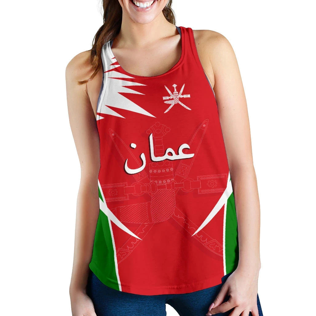 Oman Tank Top Active Style Women RLT13 - Wonder Print Shop