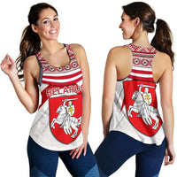 Belarus Pahonia Women Racerback Tank , Vibes Version RLT6 - Wonder Print Shop