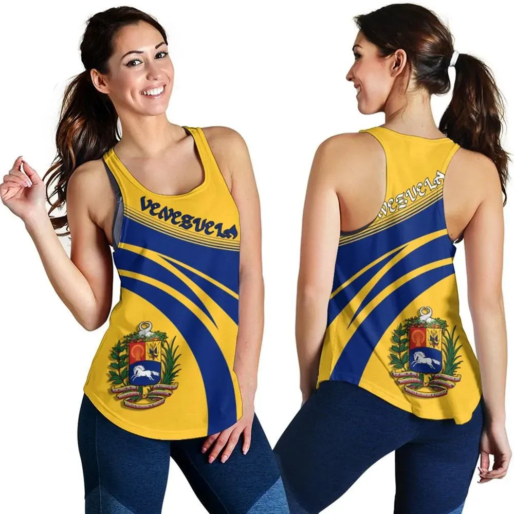 Venezuela Coat Of Arms Women Tanktop Cricket RLT7 - Wonder Print Shop