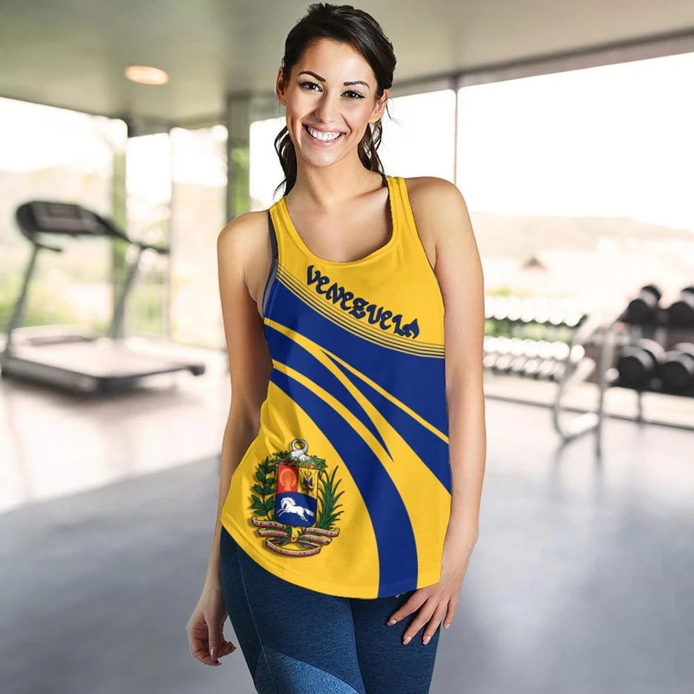 Venezuela Coat Of Arms Women Tanktop Cricket RLT7 - Wonder Print Shop