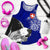 Switzerland Women's Racerback Tank Bernese Mountain Dog and Edelweiss RLT13 - Wonder Print Shop
