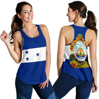 Honduras Flag with Coat of Arms Women Tank Top RLT8 - Wonder Print Shop