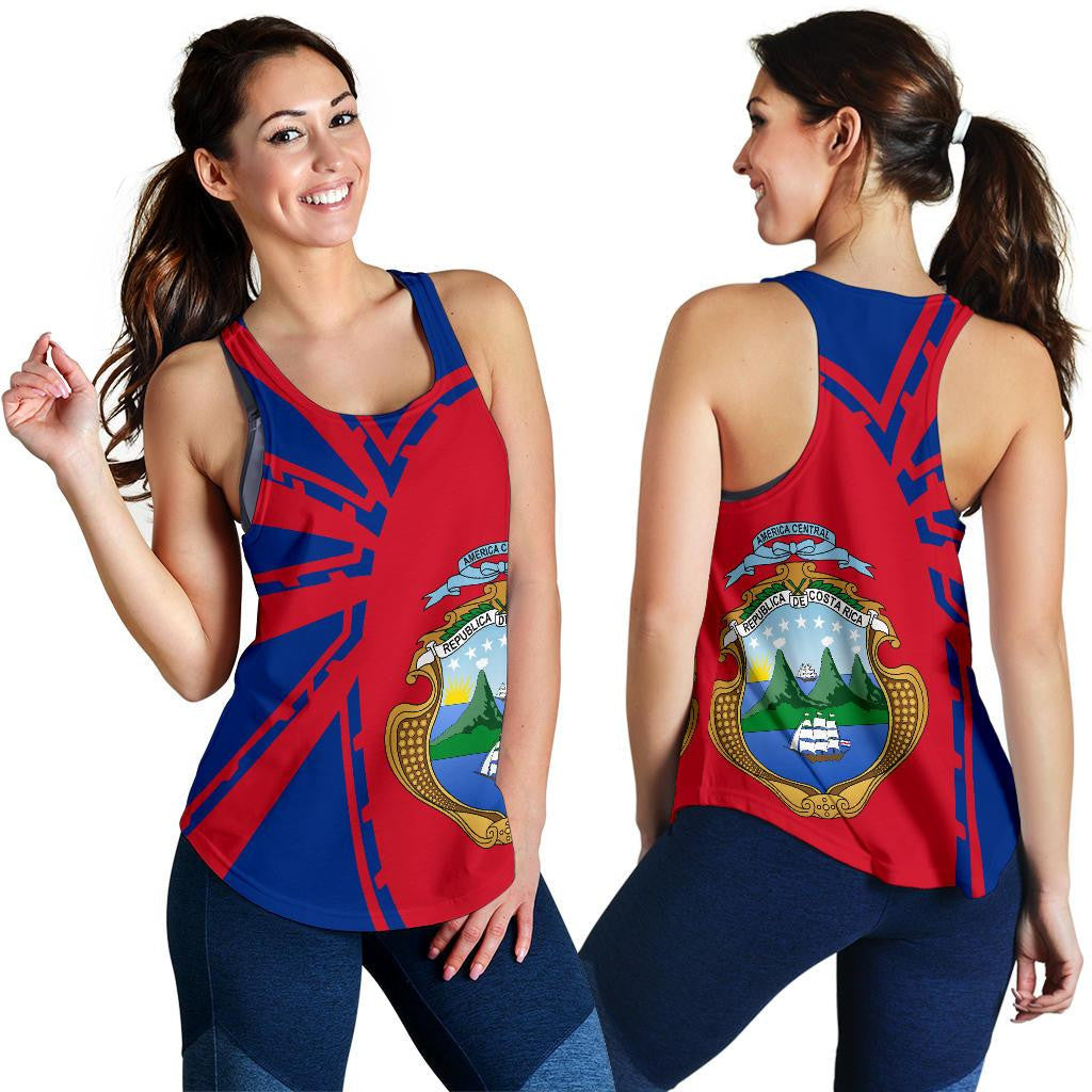 Costa Rica Tank Top For Women Premium Style RLT13 - Wonder Print Shop
