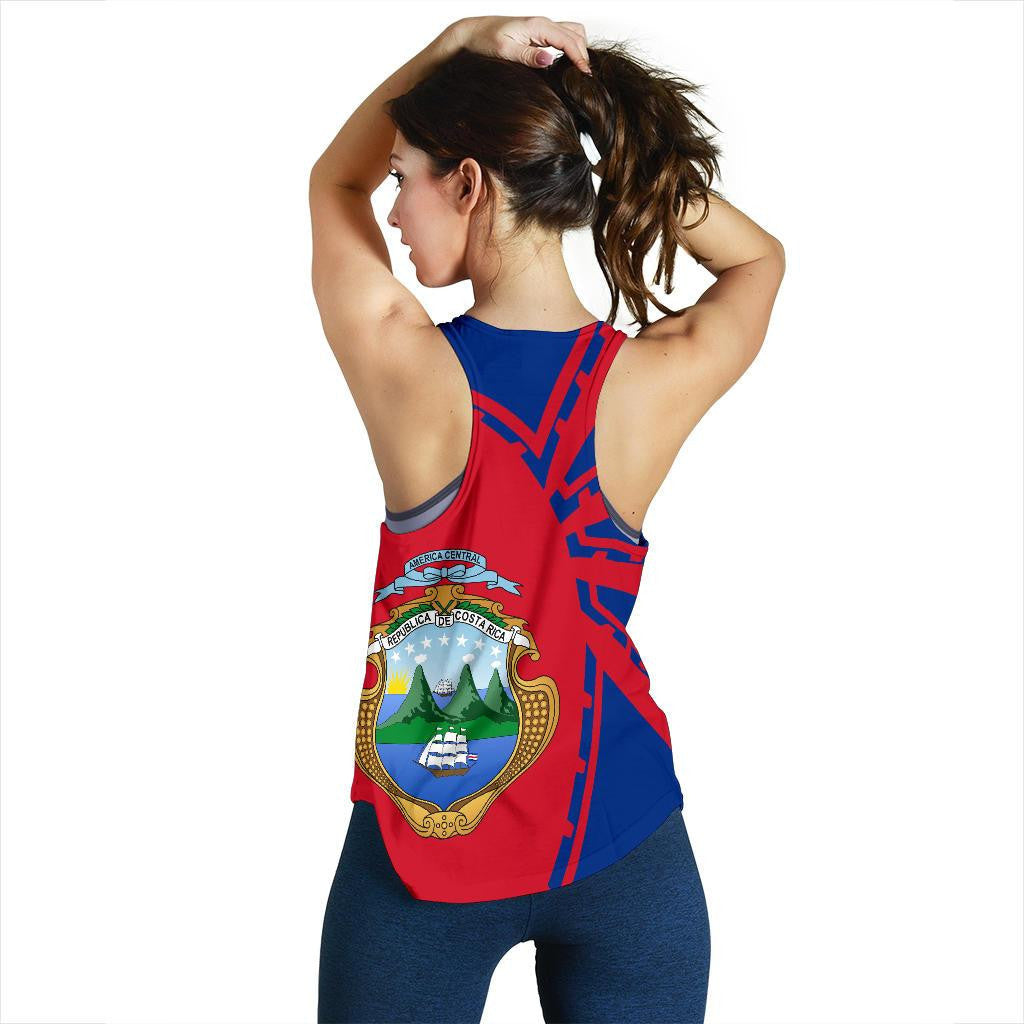 Costa Rica Tank Top For Women Premium Style RLT13 - Wonder Print Shop