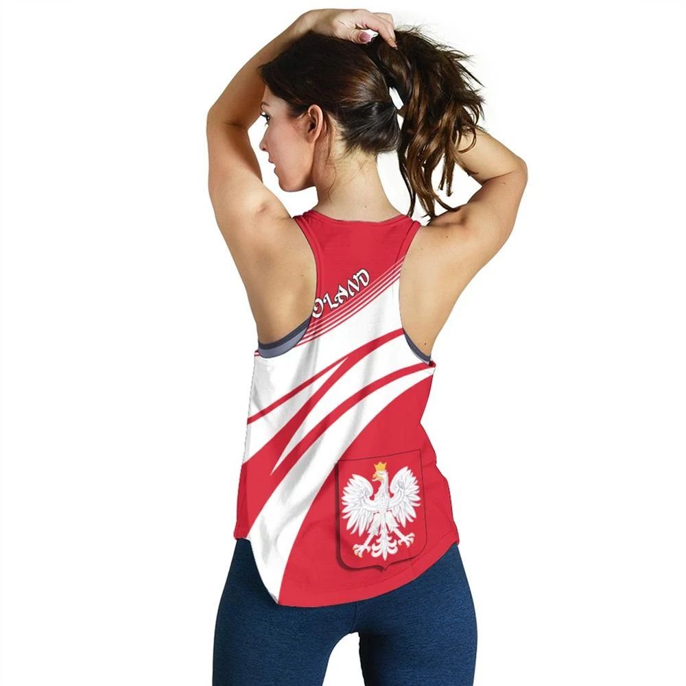 Poland Coat Of Arms Women Tanktop Cricket RLT7 - Wonder Print Shop