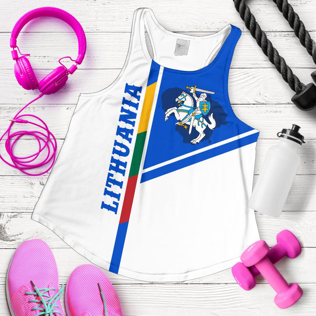 Lithuania Women's Racerback Tank Vytis Lietuva RLT6 - Wonder Print Shop
