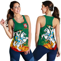 (Lietuva) Lithuania Special Women's Racerback Tank RLT6 - Wonder Print Shop