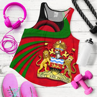 Malawi Women Racerback Tank Rising Sun RLT6 - Wonder Print Shop