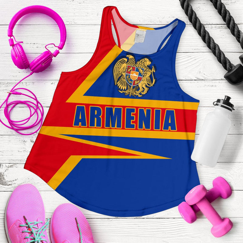 Armenia Womens Racerback Tank , Armenia Pride RLT8 - Wonder Print Shop