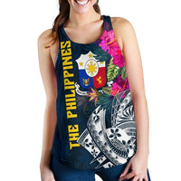 The Philippines Women's Racerback Tank, Summer Vibes RLT6 - Wonder Print Shop