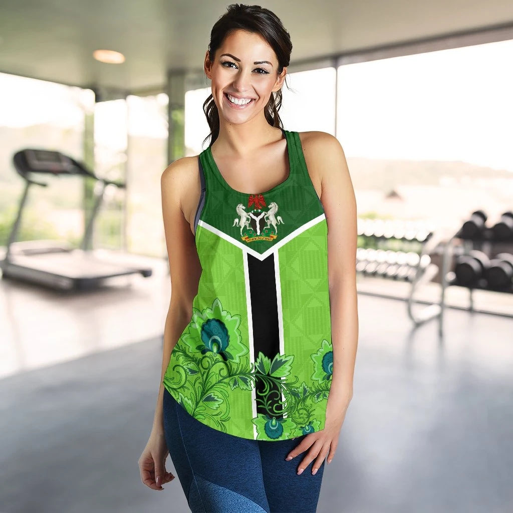 Nigeria Is My Homeland Womens Racerback Tank RLT8 - Wonder Print Shop