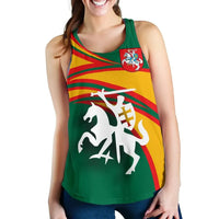 Lithuania Women Racerback Tanks N Flag RLT6 - Wonder Print Shop