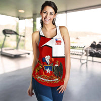 Chile Women's Racerback Tank Special Coat of Arms RLT7 - Wonder Print Shop