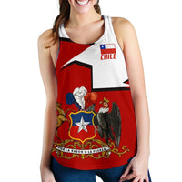 Chile Women's Racerback Tank Special Coat of Arms RLT7 - Wonder Print Shop