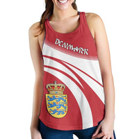 Denmark Coat Of Arms Women Tanktop Cricket RLT13 - Wonder Print Shop