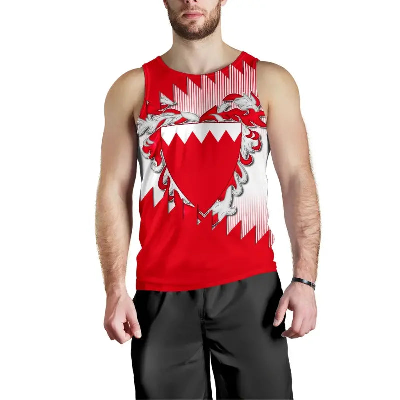 bahrain-special-flag-style-mens-tank-top