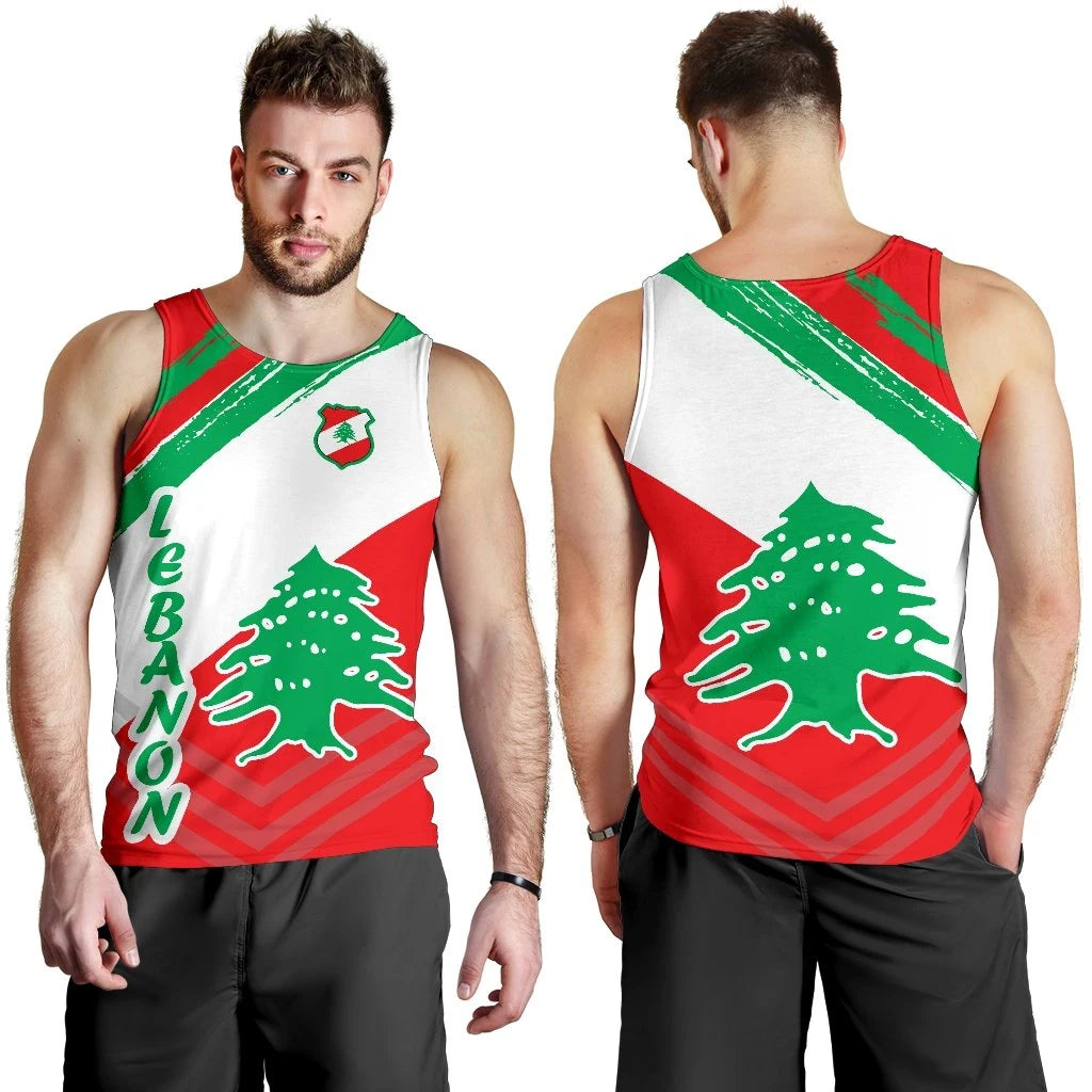 lebanon-mens-tank-top-lebanon-flag-polygon-style24