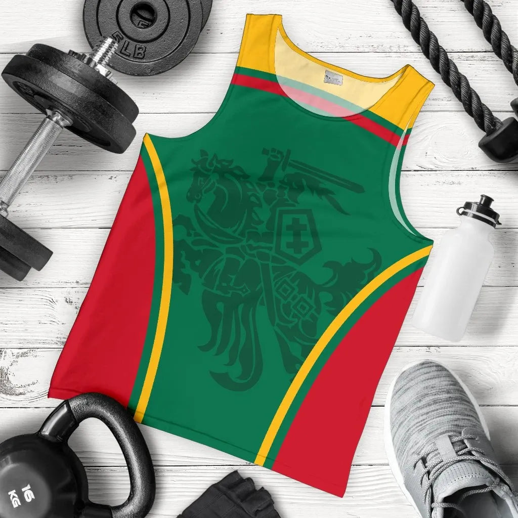 lithuania-mens-tank-top-active-warrior